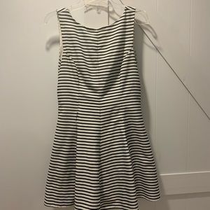 Cute striped open back dress from Zara. Size Medium